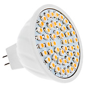 MR16 3.5W 48x3528 SMD 210-230LM 3000-3500K Warm White Light LED Spot Bulb (12V)