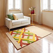 Moderne Stijl Acryl Hooked Rug (5.25 "x7.5")