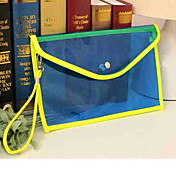 Lady Fashion Süßigkeit Farbe Transparent Clutch