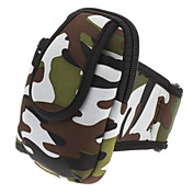 Camouflage Outdoor Sport Cellphone Wrist and Arm Storage Bags for Travel (M-L)
