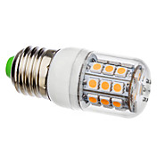 E27 3.5W 30x5050SMD 330-360LM 3000-3500K luz branca quente com tampa de lâmpada LED de milho (110V/220V)