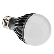 E27 8W 750LM 3000K Warm White Light Black Shell LED Ball Bulb (85-265V)