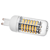 G9 5W 138x3528SMD 410-440LM 3000-3500K Warm White Light mit Abdeckung LED Mais-Birne (220V)
