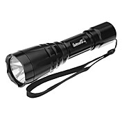 Ostwärts YJ J06 Cree XML-T6 3-Mode LED Flashlight (800LM, 1x18650, Schwarz)