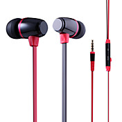 kingtime new metal estilo in-ear fones de ouvido, kt-096