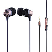 kingtime new metal estilo in-ear fones de ouvido, kt-107
