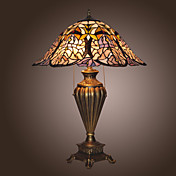 Tiffany Style Table Light with 2 Lights - Floral Shade