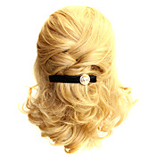 Handmade Black Lace 10cm School Lolita Barrette