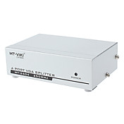 4 ports Commutateur VGA 250MHz Surports 1920 x 1440 pour Téléviseur grand écran LCD et projecteur