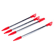 Metal retráctil Stylus Pen para 3DS XL / LL (4-Pack, colores surtidos)