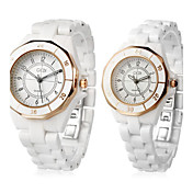 Ceramic Round Quarzwerk Paare 'Watch