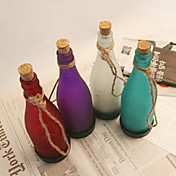 Solar Power deseando la botella de diseño lámpara de la noche