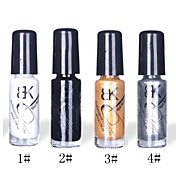 esmalte de uñas pluma de la pintura
