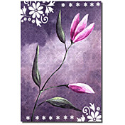 Trykt Canvas Art Floral Pink II av Kris Klejnot med utstrakte ramme