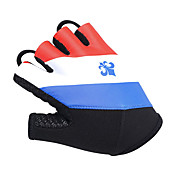 FRANCH Pattern Nylon Comfortable Half-Finger Gloves for Cycling