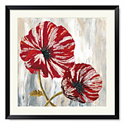 Framed Art Print Floral Red Poppies I by Willow Way Studios, Inc.