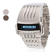 Heren staal digitale LED Wrist Watch (verschillende kleuren)