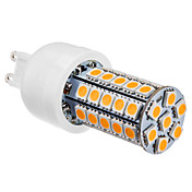 G9 5W 47x5050SMD 450-480LM 3000-3500K Warm White Light LED Mais-Birne (220-240V)