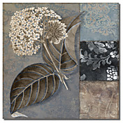 Gedruckt Leinwand Cocoa & Blue III nach Farbe Bäckerei mit gestreckten Rahmen