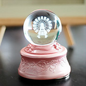 Ferris Wheel Crystal Ball Music Box