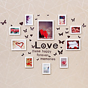 Set of 10 Thick Wooden Combination of Creative Photo Frame