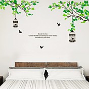 Træer Branches Birdcage Wall Sticker