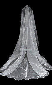 1 Layer Cathedral Length Wedding Veil