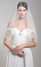 Marvelous 1 Layer Elbow Wedding Veil