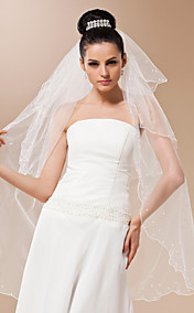 tre livelli tulle con velo perle valzer (più colori)