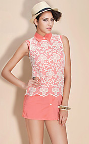 TS todelte organza bluse skjorte (flere farger)