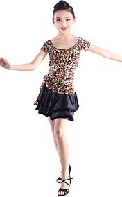 dancewear trajes de baile latino viscosa para niños