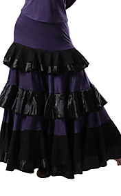 mooie dancewear viscose / tule ballroom moderne dans rok voor dames
