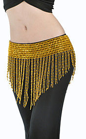 las mujeres ropa de baile poliestireno con abalorios de danza del vientre cadera bufanda más colores disponibles