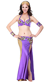 Performance Dancewear Spandex mit Blumen Belly Dance Outfit für Damen mehr Farben