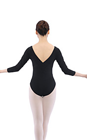 Dancewear katoen / spandex ballet lange mouw turnpakje voor dames