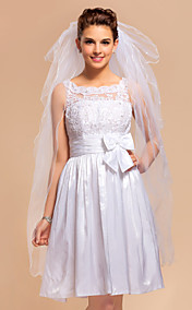 Three-tier Waltz Brautschleier mit Wellenschliff (mehr Farben)