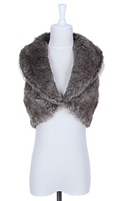 Xaile da pele do falso Casual / Festa Vest
