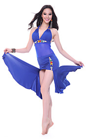 Rendimiento Dancewear Tulle vestido danza del vientre para las señoras más colores