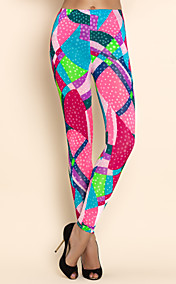 TS padrões Leggings geométricas