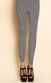 TS Verifique o padrão de impressão Leggings