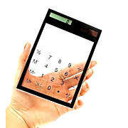  almohadilla táctil transparente de energía solar calculadora de escritorio (ceg173)