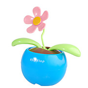  energía solar flip flap de plantas de flores