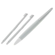 White Touch Stylus Pens + Stylus Ball Pen Set for Nintendo DSi LL (3-Piece Pack)