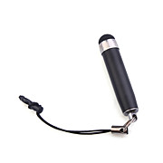  metálico caneta stylus para tocar iphone, ipad e ipod (preto)