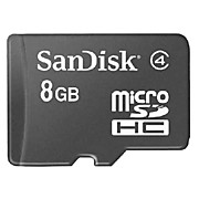  8GB SanDisk MicroSDHC Memory Card