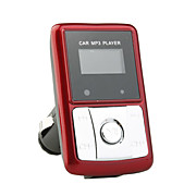  1.0" LCD Car MP3 Player FM Transmitter with IR Remote Controller - Red (SD/USB)