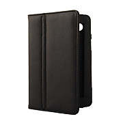  Protective PU Leather Case for Samsung Galaxy P1000 (Black)