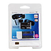  8GB Memory Stick Pro Duo Memory Card and Adapter