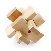  Wooden Pull-Apart IQ Puzzle(6 pcs)