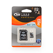  8GB Team MicroSDHC Memory Card and MicroSD Adapter (Class 4)